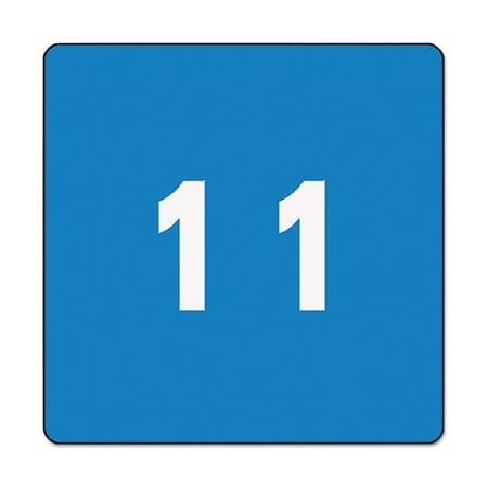 Smead Smead, NUMERICAL END TAB FILE FOLDER LABELS, 1, 1.5 X 1.5, LIGHT BLUE, 250/ROLL 67421